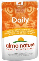 Photos - Cat Food Almo Nature Adult DailyMenu Chicken/Salmon 6 pcs 