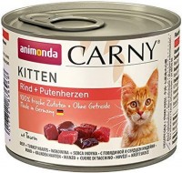 Photos - Cat Food Animonda Kitten Carny Beef/Turkey Heart  200 g