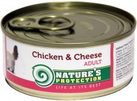 Photos - Cat Food Natures Protection Adult Canned Chicken/Cheese  100 g