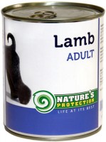 Photos - Dog Food Natures Protection Adult Canned Lamb 