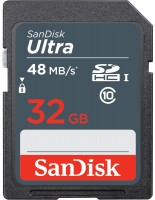 Photos - Memory Card SanDisk Ultra 48 MB/s SD Class 10 UHS-I 32 GB