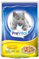 Photos - Cat Food PreVital Packaging Pouch Jelly Chicken 24 pcs 