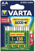 Photos - Battery Varta Rechargeable Accu  4xAA 2100 mAh