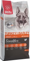 Photos - Dog Food Blitz Adult All Breeds Turkey/Barley 