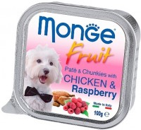 Photos - Dog Food Monge Fruit Pate Chicken/Raspberry 100 g 