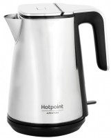 Photos - Electric Kettle Hotpoint-Ariston WK 22M UP0 2400 W 1.7 L  stainless steel