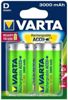 Photos - Battery Varta Rechargeable Accu 2xD 3000 mAh 