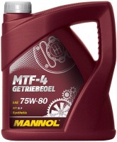 Photos - Gear Oil Mannol MTF-4 Getriebeoel 75W-80 4 L