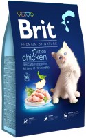 Photos - Cat Food Brit Premium Kitten Chicken  1.5 kg