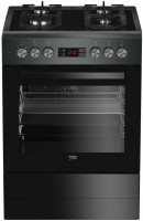 Photos - Cooker Beko FSM 65330 DAS graphite