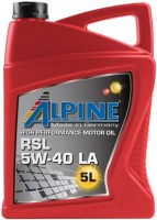 Photos - Engine Oil Alpine RSL 5W-40 LA 5 L