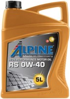Photos - Engine Oil Alpine RS 0W-40 5 L