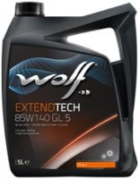 Photos - Gear Oil WOLF Extendtech 85W-140 GL5 5 L