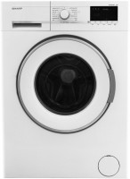 Photos - Washing Machine Sharp ES-GFB 8144 W3 white