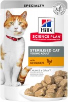Photos - Cat Food Hills SP Feline Sterilised Young Adult Chicken 