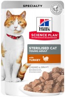 Photos - Cat Food Hills SP Feline Sterilised Young Adult Turkey 