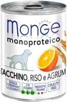 Photos - Dog Food Monge Monoprotein Fruits Turkey/Rice/Citrus 400 g 1
