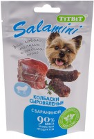 Photos - Dog Food TiTBiT Salamini Dried Sausage with Lamb 0.04 kg 