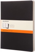 Photos - Notebook Moleskine Set of 3 Ruled Cahier Journals XXL Black 