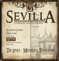 Photos - Strings Cleartone Sevilla Tie End Medium Tension 