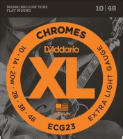 Photos - Strings DAddario XL Chromes Flat Wound 10-48 