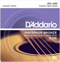 Photos - Strings DAddario Phosphor Bronze 11-52 