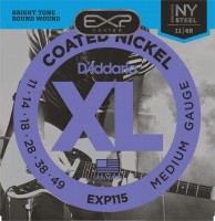 Photos - Strings DAddario EXP Coated Nickel Wound 11-49 