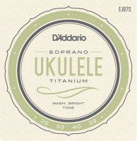 Photos - Strings DAddario Titanium Ukulele Soprano 
