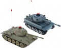 Huan Qi Battle tanks T34&Tiger 1:28 