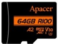 Apacer microSDXC UHS-I U3 V30 A2 64 GB