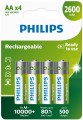 Philips 4xAA 2600 mAh 