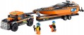 Lego 4x4 with Powerboat 60085 