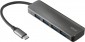 Trust Halyx Aluminium USB-C to 4-Port USB-A