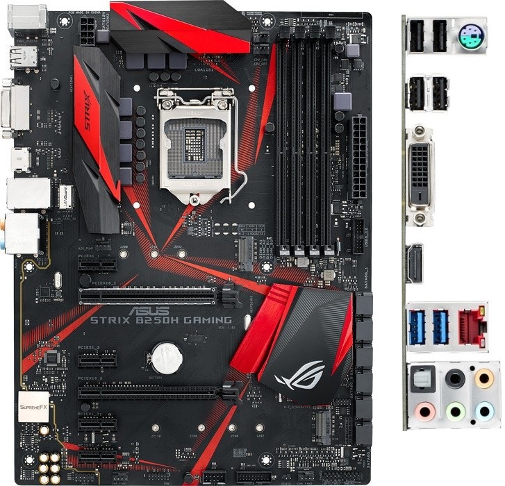 Asus b250h gaming strix обзор