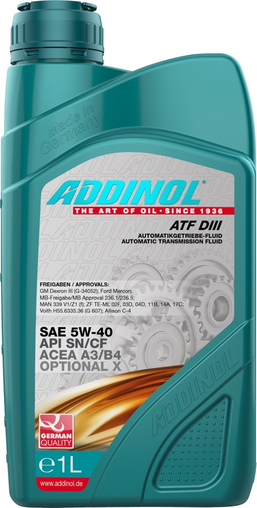 Addinol ATF DIII 1 L - buy gear Oil: prices, reviews, specifications ...