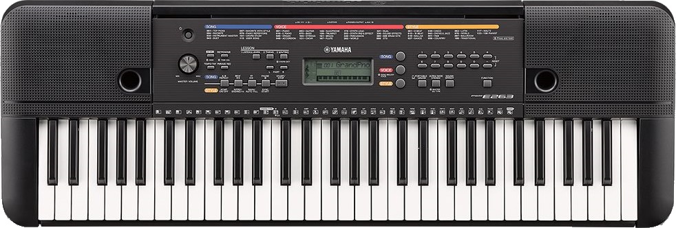 Yamaha psr store f51 weighted keys