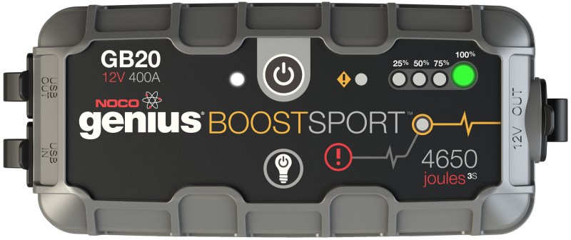 Noco Genius GB20 Boost Sport 12V 400A booster USB avviatore