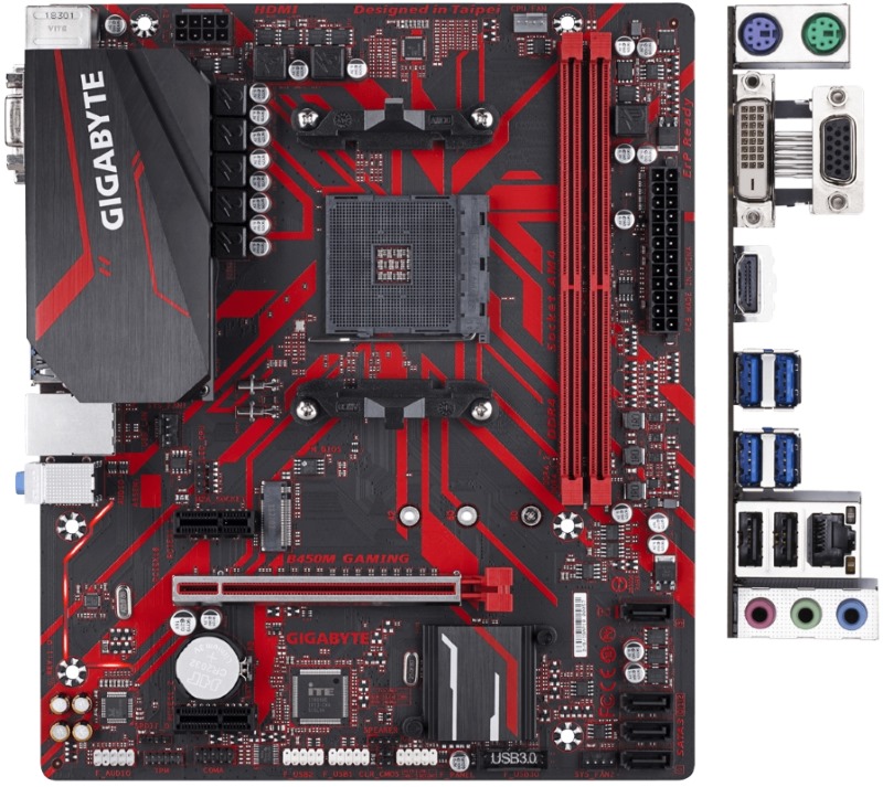 ▷ Comparison Gigabyte B450M GAMING rev. 1.0 and Gigabyte B450