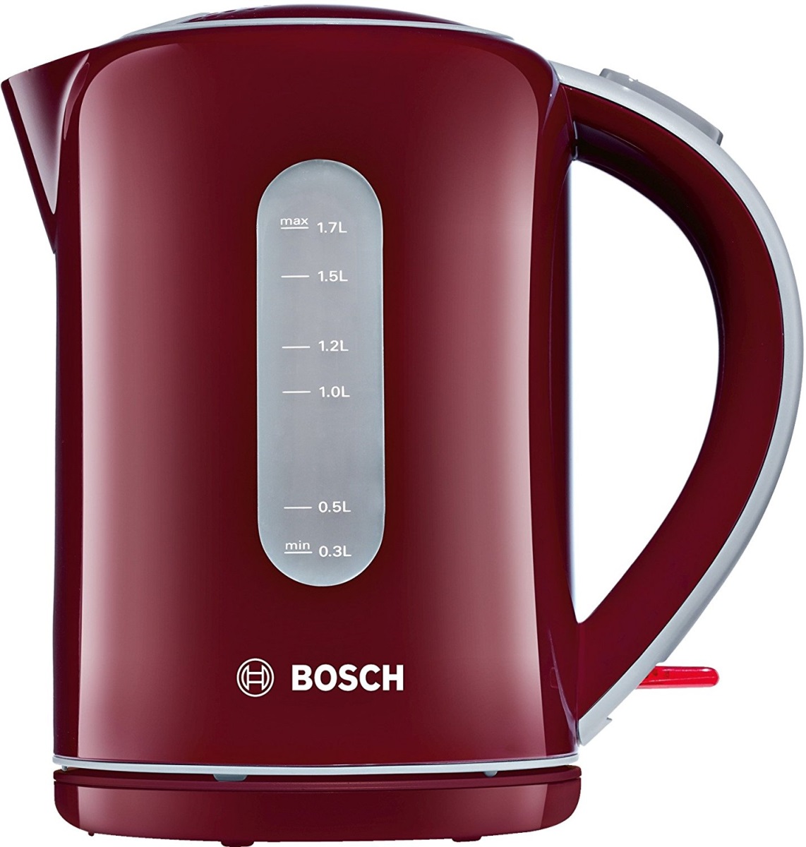 Comparison Bosch TWK 7604 burgundy and Bosch TWK 7407 beige