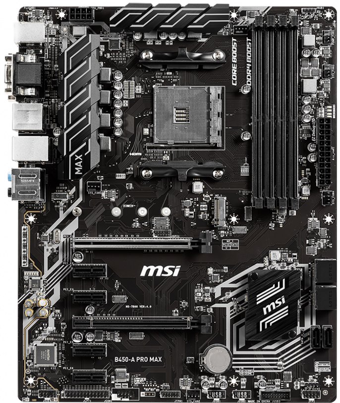 Msi b450 discount m2 pro max