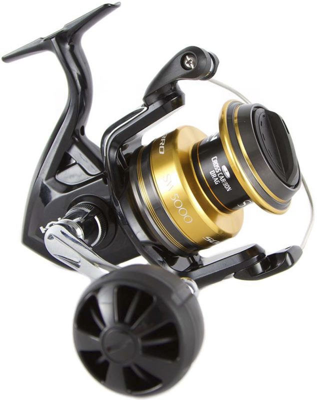 DEUKIO HS5000 6.7:1 5+1BB Spinning Fishing Reel Shallow Spool