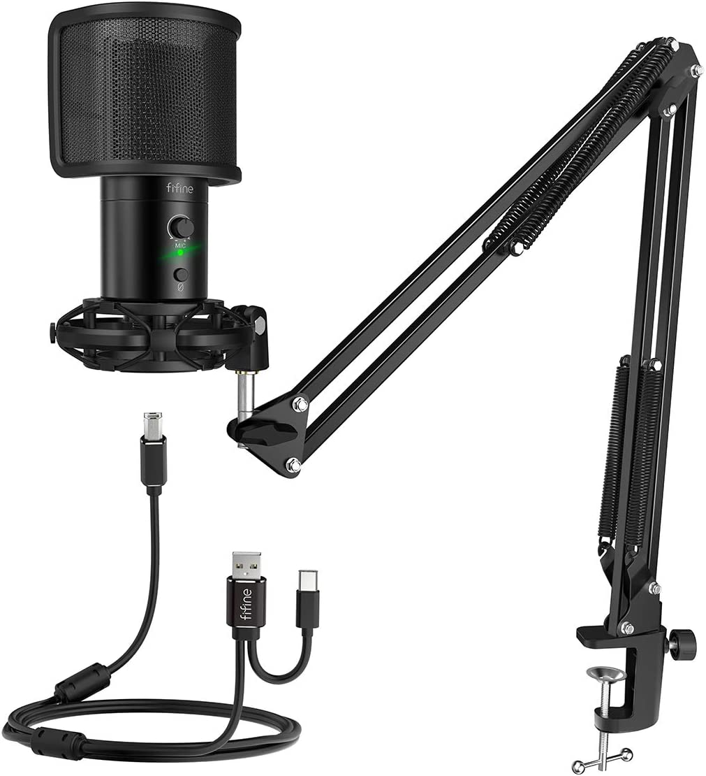 Tutorial] of Levelling up FIFINE AmpliGame AM8 Audio with A Microphone Boom  Arm 