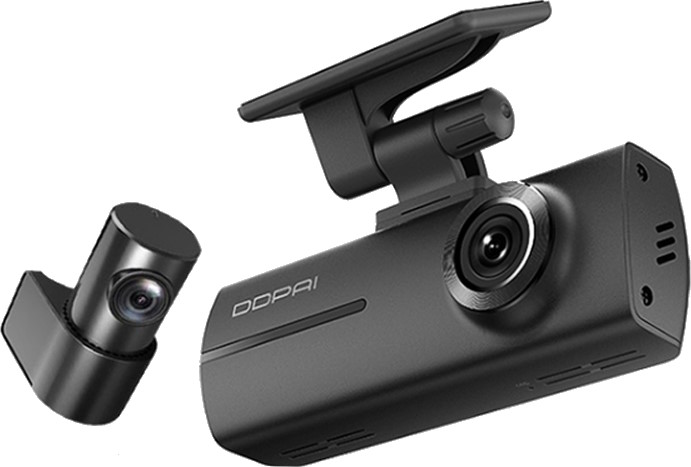 DDPAI Dash Cam N1 Dual Front & Rear Recording NightVIS 1296P Dash Cam  Recorder