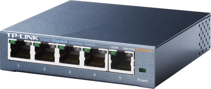 TP-Link TL-SG105-M2 5-Port 2.5Gbps Multi-Gigabit Desktop Switch