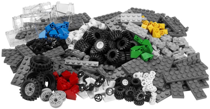 Lego education best sale wheels set