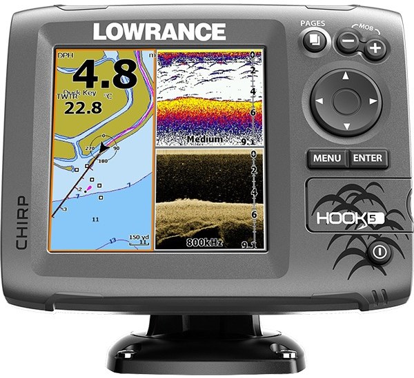 ▷ Comparison Lowrance Hook2 5 TripleShot vs Lowrance Hook 5 : Specs ·  Display specs · Features · Specs of the chartplotter · General