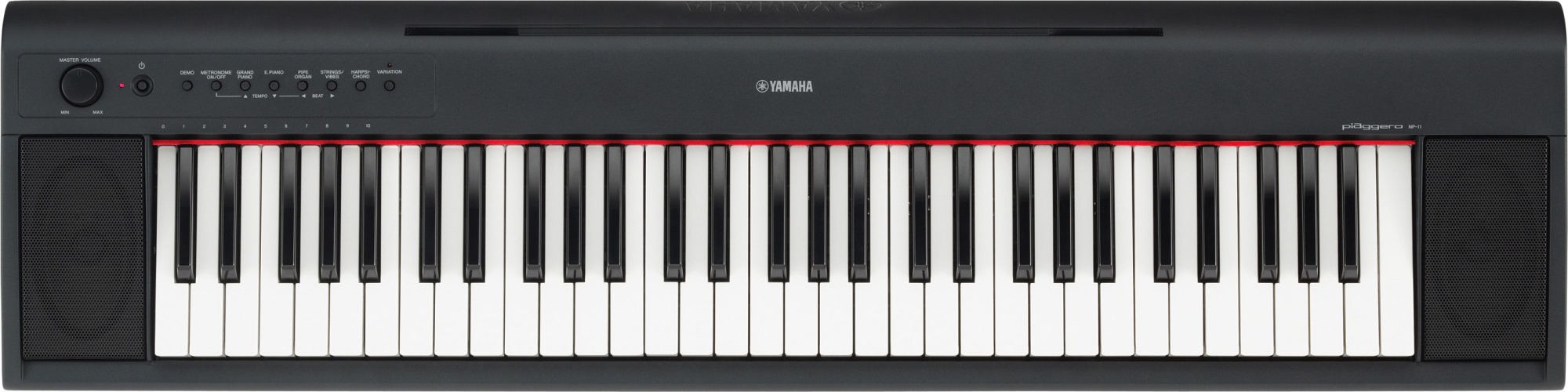 ▷ Comparison Yamaha NP-11 vs Yamaha NP-12 : Keys · Specs