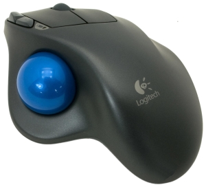 Wireless trackball that can also function as a computer mouse