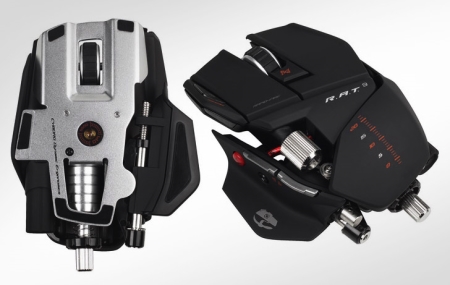 Gaming mouse Mad Catz R.A.T. allows you to change the shape of the case and the weight of the device